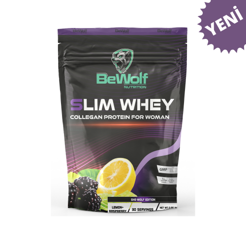 Slim Whey (Kolajenli Protein) Limon&Ahududu Aromalı 600 Gram 30 Servis	